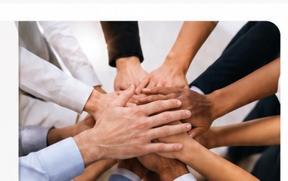 Medical and corporate teams collaborating